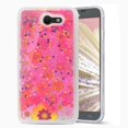 thumbnail image 2 of Samsung Galaxy J3 Emerge Case, ZV Glitter Star Design Cover with Moving Free Flowing Glitter-Ultra Thin And SlimFit-Protective Bling Case -J3 Prime, 2 of 5
