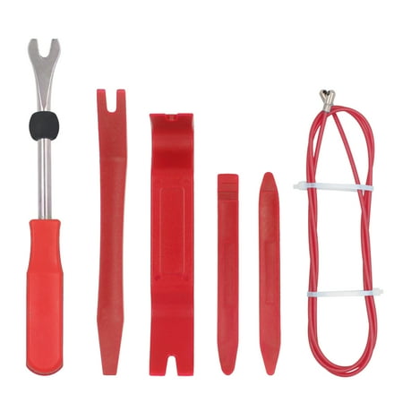 Pack of 6 Ergonomic Auto Dismantling Tool Set Efficient Professional Construction for Door Panel & Trim Removal