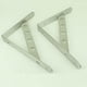 thumbnail image 4 of Soporte De Estante Triangular Desmontable en apariencia De L de material acero Inoxidable, Montaje En Pared, Paquete De 2 14 pulgadas, 4 of 9