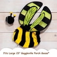 thumbnail image 3 of Gaggleville Bumble Bee Goose Outfit, Fits Large 23" H Statue, by Fox Valley Traders, 3 of 8
