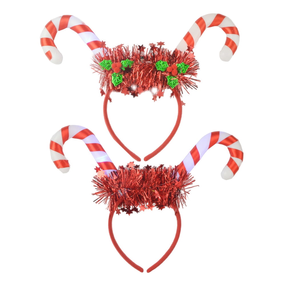 Headband Hair Candy Cane Christmas Hoops Clasp Xmas Up Dress Decorative  Headbands Play Pretend Costume Headpieces Antler - Walmart.com