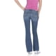 thumbnail image 2 of Aeropostale Hailey Flared Jeans para mujer, azul, 1/2 corto, 2 of 3