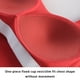 thumbnail image 2 of Minnieouse Ropa interior Inalámbrico Seguro La correa para el cuello Copa completa Carpeta de pecho delgada Sujetadores de vendaje de compresión Correr Camisetas sin mangas Blanco S Minnieouse AP017054-02, 2 of 6