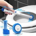 thumbnail image 4 of NEWE Disposable Toilet Brush with Tweezers with 42PCS Refills, 4 of 7