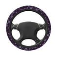 thumbnail image 3 of Balery Snowflake Gradient Purple print Steering Wheel Covers Elastic Skidproof Steering Wheel Protective Cover Case for Men Women Universal 15 Inches Cars Accessories, 3 of 8