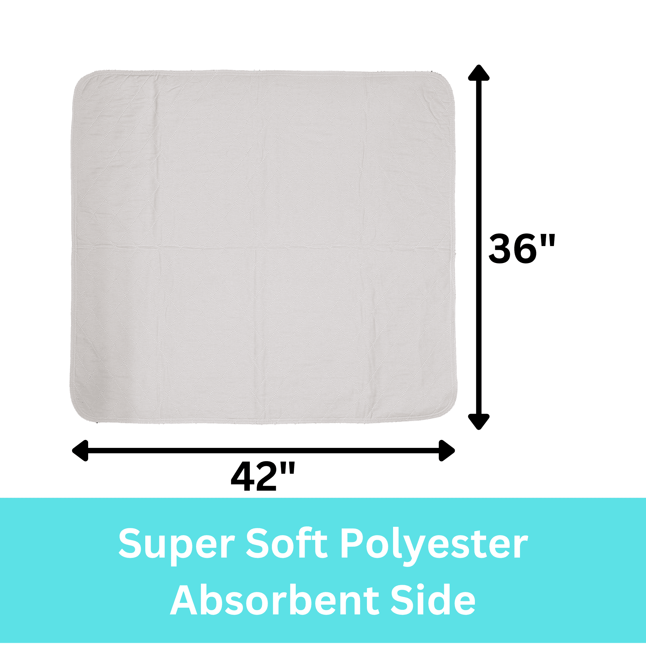 12 Pack Bed Pad Washable Incontinence Underpad - Absorbent Waterproof - Reusable Protection for Seniors Children 36 x 42 Pink