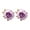 Purple, variant on Joernso 2Pcs Artificial Peony Flower Head Home Wedding Party DIY Craft Desk Decoration