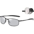 thumbnail image 2 of FEISEDY Classic Polarized Photochromic Sunglasses Driving Photosensitive Glasses B2444, 2 of 13