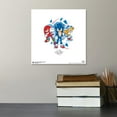 thumbnail image 4 of Gallery Pops Sonic the Hedgehog 3 - Hero Trio Illustrated Wall Art, Unframed Version, 12" x 12", 4 of 5