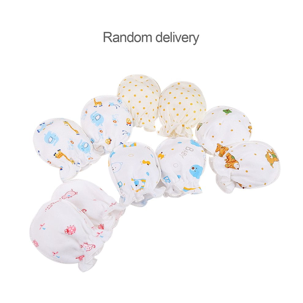 Winter Full Cotton Newborn Baby Boys Girls Anti Grasping Gloves
