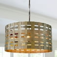 thumbnail image 6 of Capital Lighting 330441PA 4 Light Pendant Light, Patinaed Brass, 6 of 8