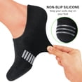 thumbnail image 3 of YOMYM 6 Pairs Womens No Show Socks Liner Socks Nonslip Liner Invisible Hidden Thin Socks, 3 of 7