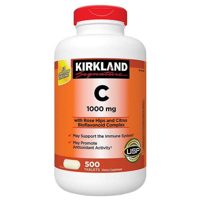 Kirkland Signature Vitamin C 1000 mg., 500 Tablets