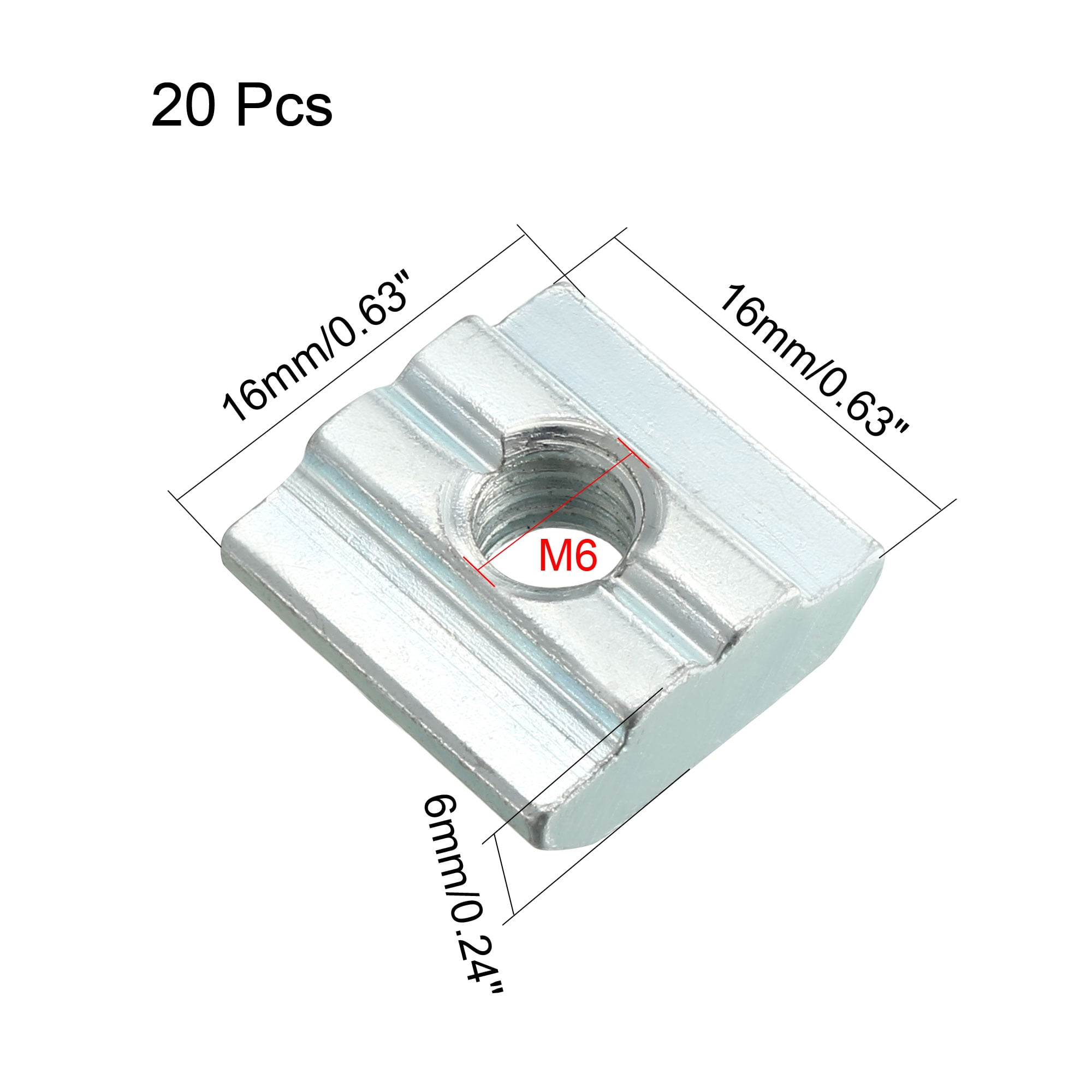 Écrous Coulissants M5 Pour Profilés Aluminium 3030 – Lot De 20 Pièces – Neuf