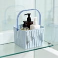 thumbnail image 3 of Taicans Plastic Shower Caddy Basket with Handle,Portable Bathroom Organizer Tote,Ventilated Storage Caddy for College Dorm,Toiletries,Kitchen,Cleaning Supplies, 3 of 6