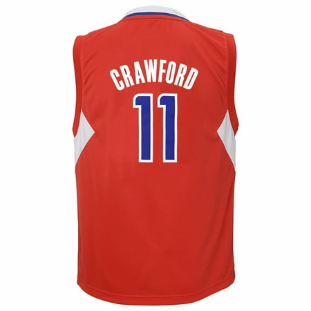 Authentic Nba Basketball Jersey - Jamal Crawford Los Angeles Clippers NBA Adidas Boys Red Official Road Replica Basketball Jersey