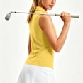 thumbnail image 6 of Dpjklzsn Women's Sleeveless Golf Polo Shirt, Half Zip Racerback Tennis Athletic Top, 6 of 8