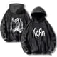 thumbnail image 2 of Sudadera con capucha de la banda de Rock Korn para hombre y mujer, ropa de calle Vintage de la gira mundial, sudaderas lavadas de algodón, Jersey Retro de gran tamaño, Y2k, 2 of 4