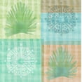 thumbnail image 2 of Kouta, Flora 12x12 White Modern Wood Framed Museum Art Print Titled - Palm Squares, 2 of 4