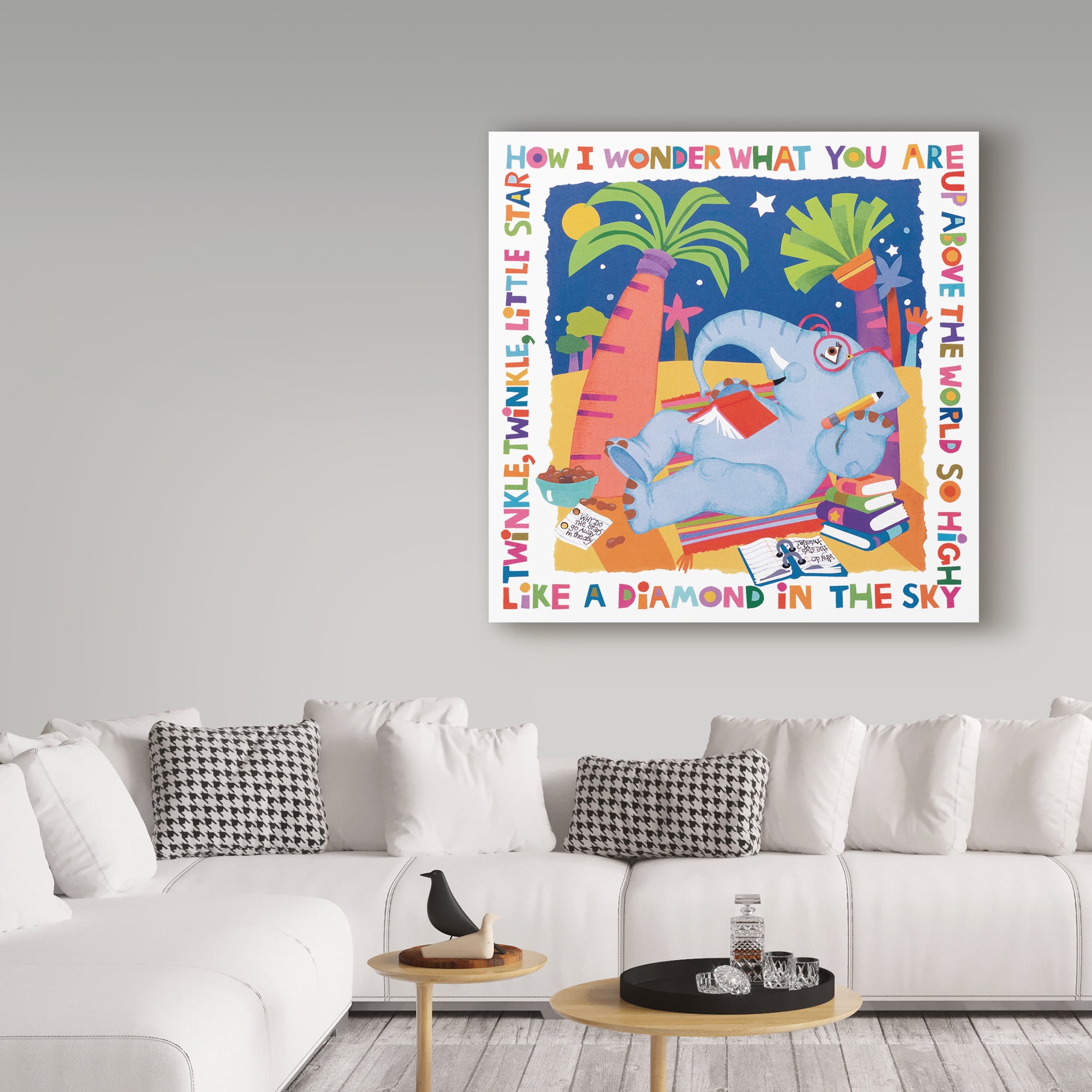 Trademark Fine Art 'Twinkle, Twinkle' Canvas Art by Cheryl Piperberg
