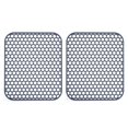 thumbnail image 1 of Bestjing - Juego de 2 alfombrillas protectoras de silicona para fregadero de cocina, 13,7 x 11,7 pulgadas, accesorio para rejilla de fregadero de cocina, antideslizante, resistente al calor, alfombril, 1 of 5