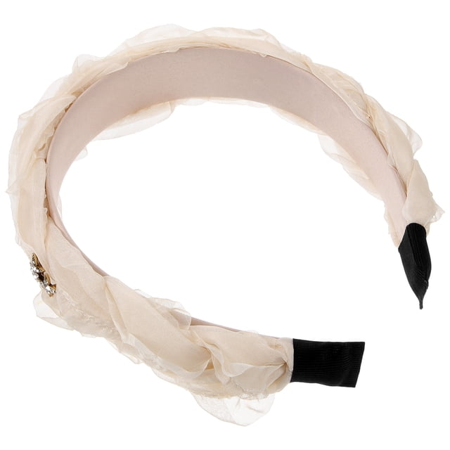 unbranded Accesorio De Ancho Beige Con Estilo Chic Para Uso Diario Y