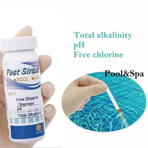 FurNest 3/7in1 Chlorine Dip Pool Test Strips Hot Tub SPA Swimming * Bottle Teste