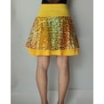thumbnail image 4 of Whitewed Sequined Dance Festival Shiny Skirts for Dance Practice Dress up Party Yellow, 4 of 4