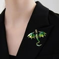 thumbnail image 3 of Flying Animal Enamel Lapel Pin Exquisite Rhinestone Jewelry Accessory for Men and Women, 3 of 3
