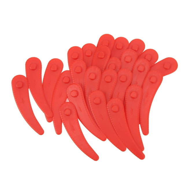 Lames de Tondeuse, 25 Pcs Lames de Tondeuse ABS pour Cour Arrière Rouge