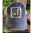 thumbnail image 2 of Don't Grow Up Trucker Hats - Baseball Caps with Funny Sayings for Women and Men Navy Blue, 2 of 2