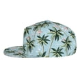 thumbnail image 3 of Balery Baseball Cap Flat Bill Hats for Men Adjustable Size for Running Workouts and Outdoor Activities All Seasons Dad Hat(Flamingos And Palms ), 3 of 9