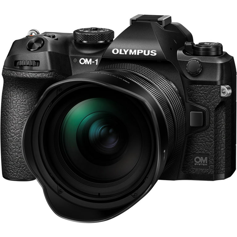 Olympus OM SYSTEM OM-1 20.4 Megapixel Mirrorless Camera with Lens, 0.47,  1.57, Black 