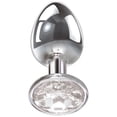 thumbnail image 4 of Adam & Eve Clear Gem Anal Plug Large, 4 of 5