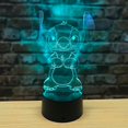 thumbnail image 2 of Stitzer Light 3D Baratijas Regalos Artesanía Acrílico Luz Nocturna Regalo de Cumpleaños Lámpara Decorativa Lámpara de Mesa USB (Tamaño Base: 87*87*41mm), 2 of 5