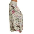 thumbnail image 3 of FASHIONWT Women Casual Wide-Leg Flowy Harem Pants Mid Waist Palazzo Pants Loose Yoga Sweatpants, 3 of 4