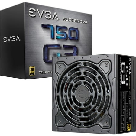 - EVGA SuperNOVA 750 G3 80Plus Gold Certified Power Supply