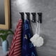 thumbnail image 5 of Gancho de pared aislante, gancho autoadhesivo de acero inoxidable, hebilla de puerta para colgar en la pared antiarañazos, adecuado para baño y cocina, adhesivo fuerte, no daña la pared,, 5 of 9