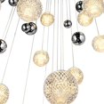 thumbnail image 4 of CWI Lighting Siena 9 Light Chrome Chandelier, 4 of 6