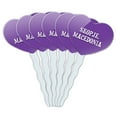 thumbnail image 1 of Skopje Macedonia Heart Love Cupcake Picks Toppers - Set of 6, 1 of 1