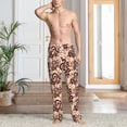 thumbnail image 6 of Lsque Snake Print Men's Pajama Pants, Lounge Pant - Comfortable Home Wear,Elastic Waistband, Stylish Design-Small, 6 of 9