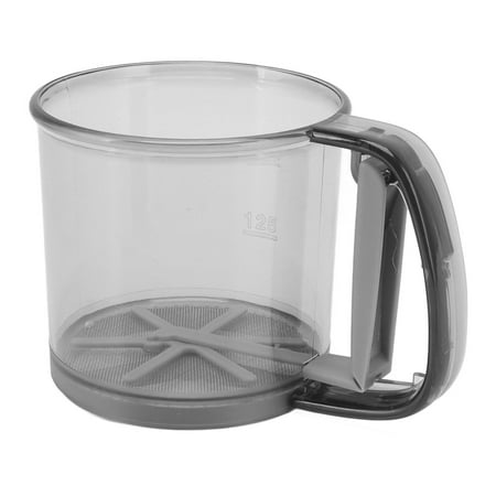 

Flour Sifter Cup Flour Sifter 6 Sided Structure Semi Automatic Food Grade ABS Stable For Baking Pastry Tools