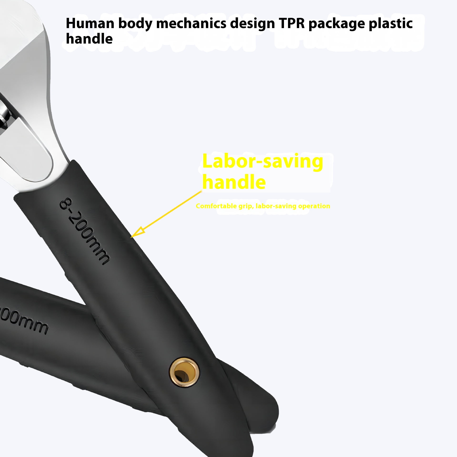 Multifunctional Adjustable Wrench Tool Multipurpose Pipe Wrench Wrench Suitable for Car Maintenance Household Tool