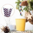 thumbnail image 5 of Deeceymbur Disposable Plastic Drinking Straws Flexible Plastic Straws Red And Green Striped StrawsDisposable Paper Straws, 5 of 7