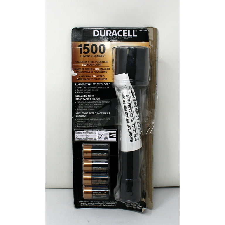 Duracell 1500 2024 lumen flashlight