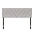 thumbnail image 1 of Gymax Linen Fabric Upholstered Headboard Rectangular Headboard w/ Solid Wood Legs, 1 of 10