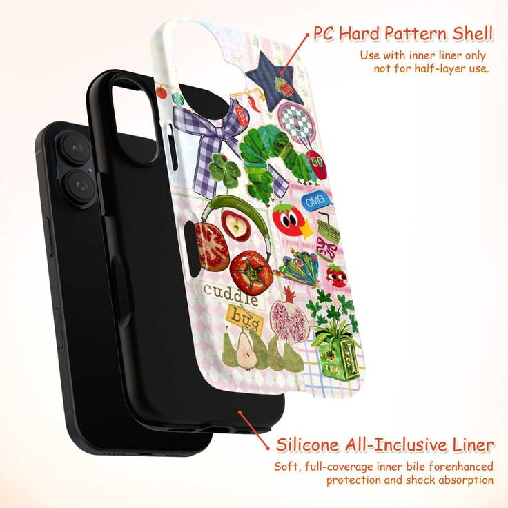 Nostalgic Hungry Bug Fruit Phone Case, Funky Cute Aesthetic Cover for iPhone 17 16 15 14 13 12 11 Pro Plus Mini - Walmart.com Nostalgic Hungry Bug Fruit Phone Case, Funky Cute Aesthetic Cover for iPhone 17 16 15 14 13 12 11 Pro Plus Mini - Walmart.com
