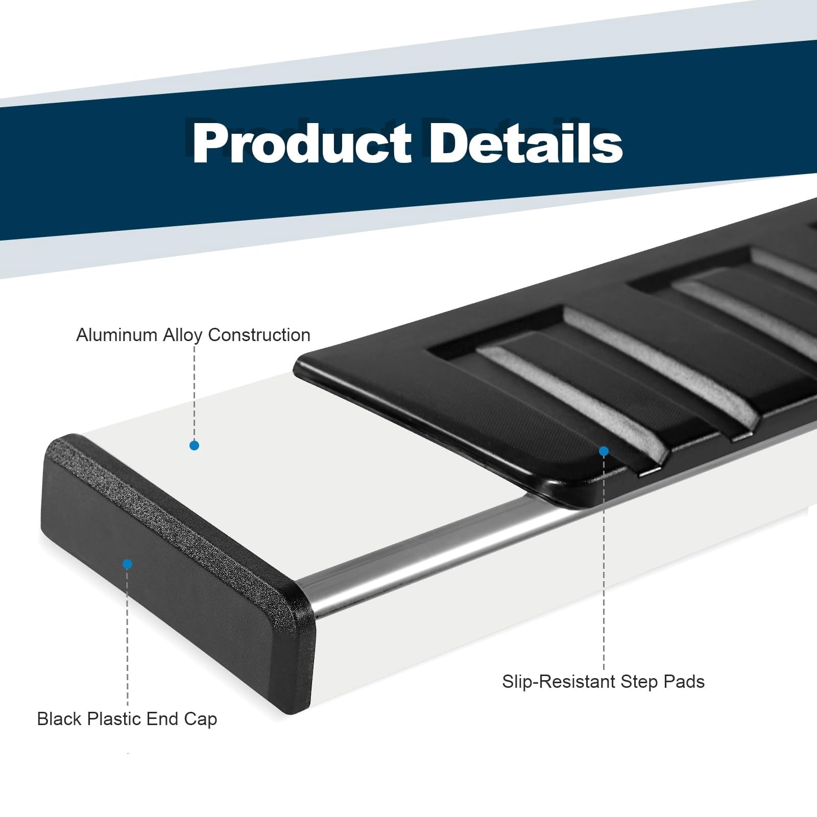 XTWEEX Running Boards Side Step Nerf Bar Fit 2015-2022 Colorado Canyon Crew Cab 6 inch