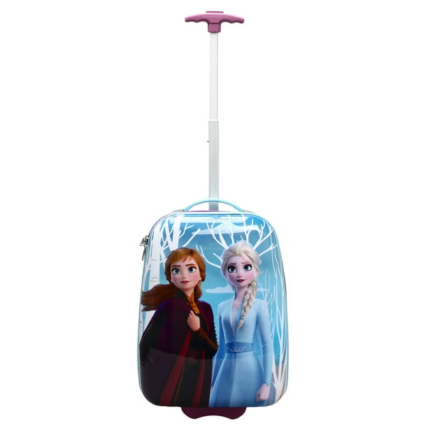 Disney Frozen kids carry on travel luggage for girls