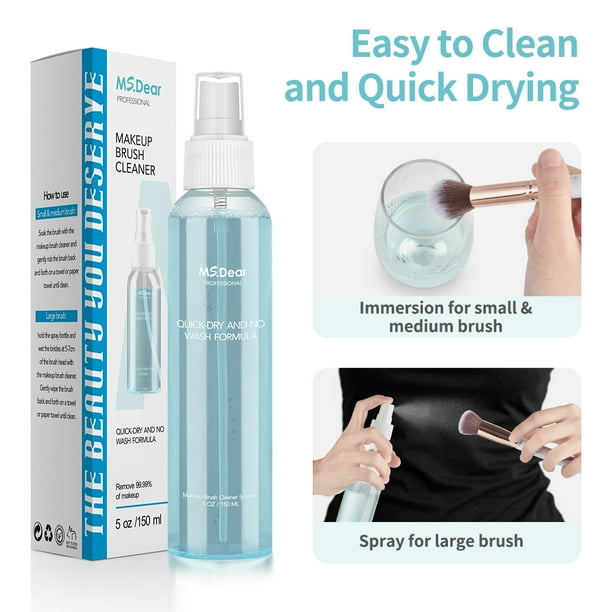 Makeup Brush Cleaner Spray Professional Deep Clean Non Wash for